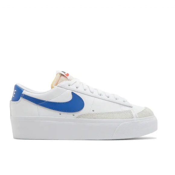 Nike Shoes - Nike women’s Blazer Low Platform 'White Game Royal' size 8.5